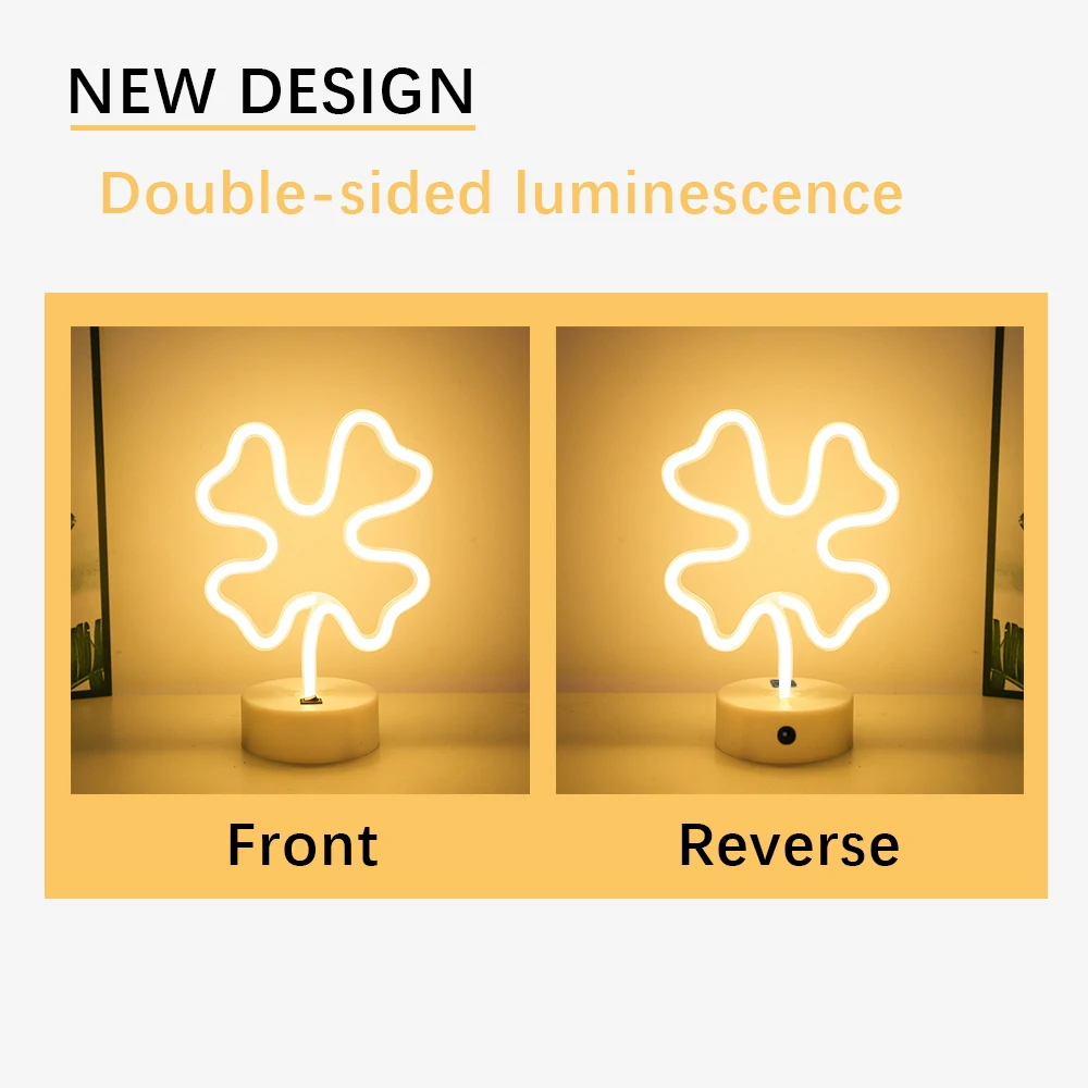 Светодиодный неоновая лампа Usb настольная рисунок светодиодный вывеска для