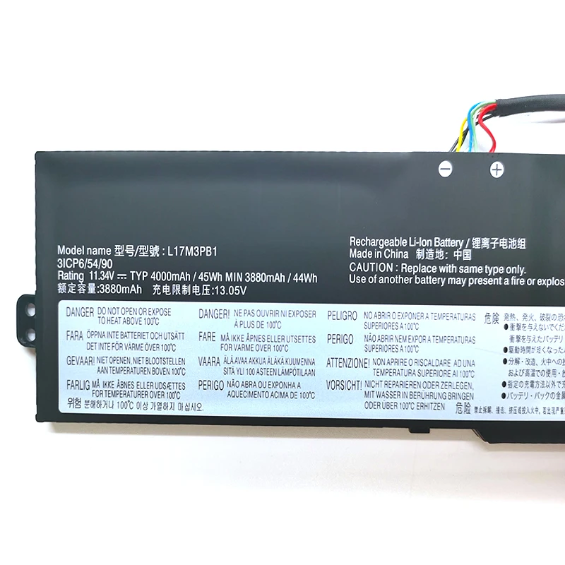 L17M3PB1 L17L3PB1 11 34 В 44 Втч Аккумулятор для ноутбука Lenovo ideapad 330G 330 15ICH 17ICH