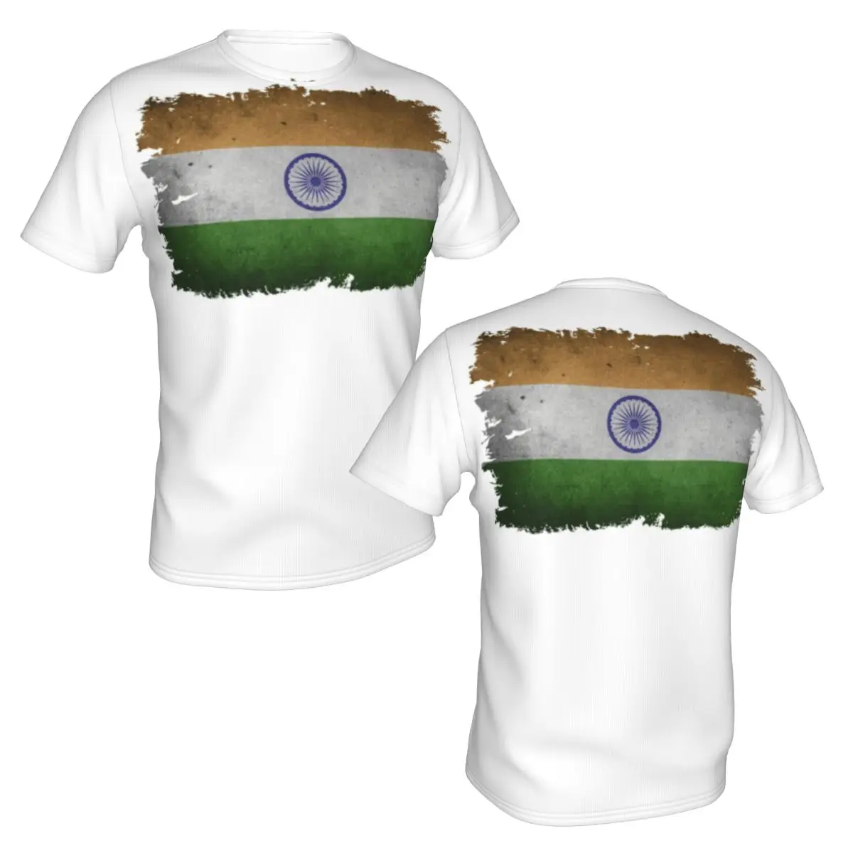 Индийский флаг Национальный подарки на праздники влюбленных футболка с флагом