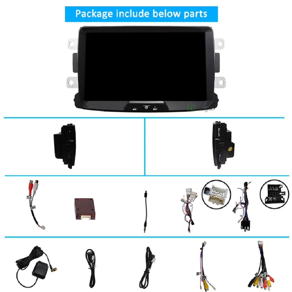 Автомагнитола на Android 10 DSP IPS для Dacia Sandero Duster Renault DOKKER Captur Lada Xray2 Logan 2 GPS навигация без