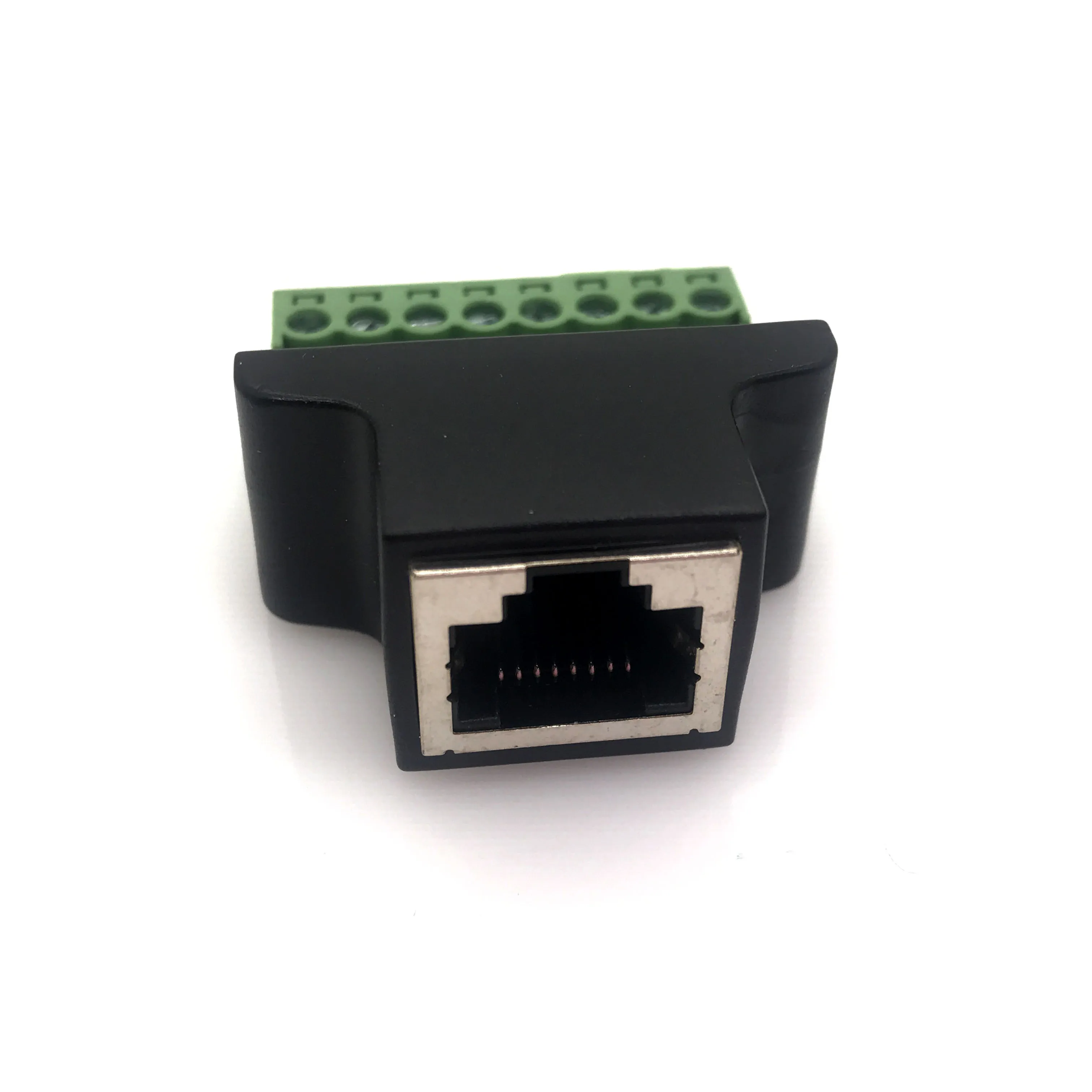 Переходник для кабеля Ethernet с разъемом RJ45 на винтовой терминал 8 Pin|Соединители| |