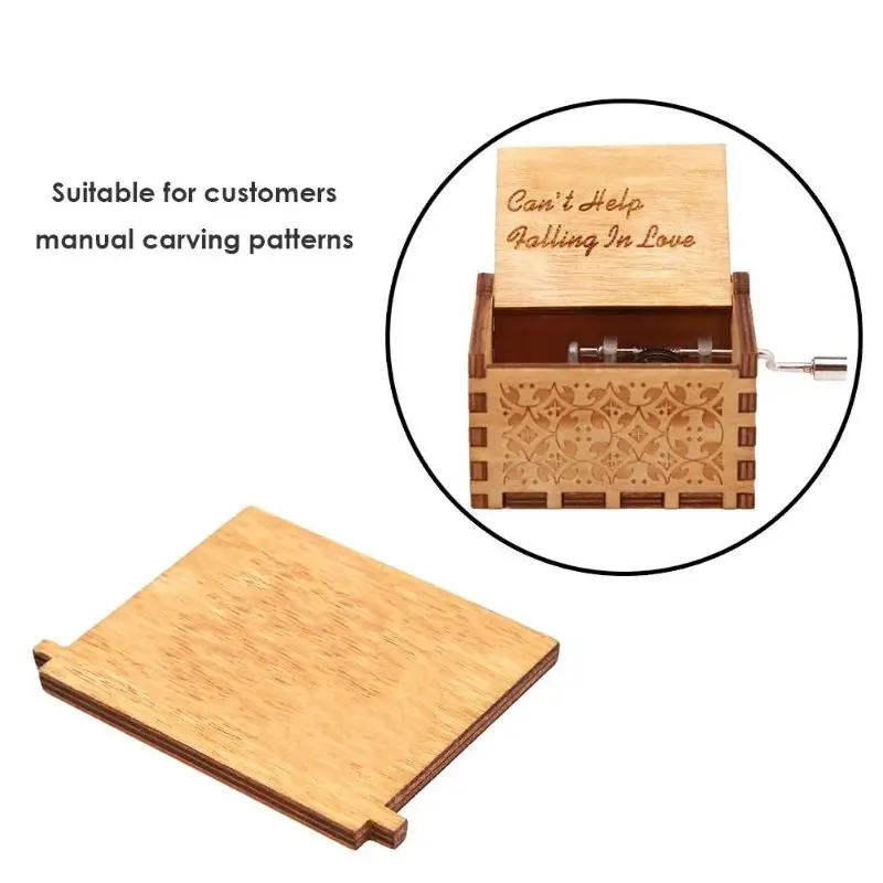 Отличная Деревянная Подарочная музыкальная шкатулка праздничный сувенир