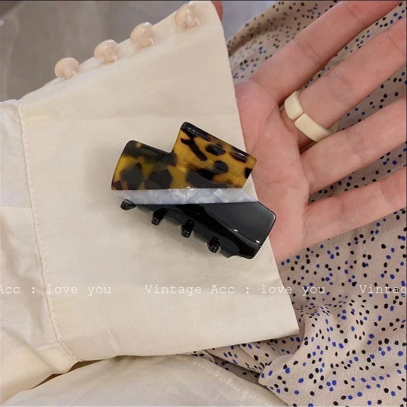 Шпилька для волос в стиле ретро романтичная вертикальная прямоугольная крупная