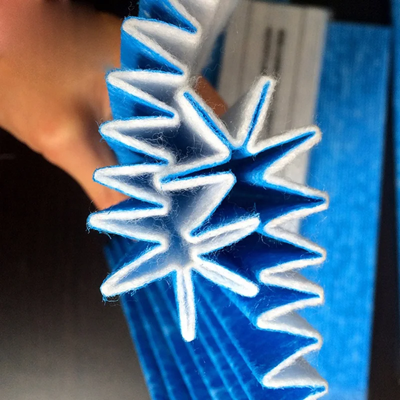 5шт. электростатический хлопковый складной воздушный фильтр для очистителя воздуха Daikin MC70L MC70LVM mh75k mh75l MC75K MC75L MC75M