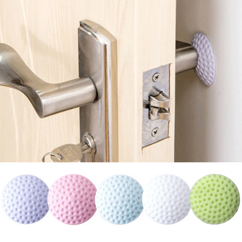 

Soft Rubber Pad To Protect The Wall Self Adhesive Thickening Mute Door Stopper Golf Modelling Stickers Bumpers For Door Handle