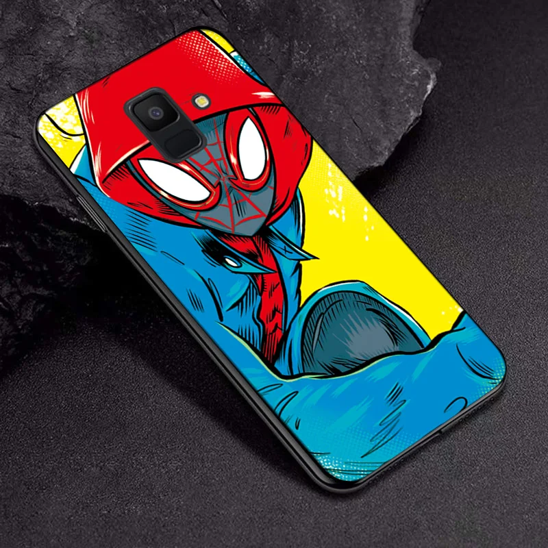 Для samsung Galaxy A6 plus чехол-накладка A8 plus Venom Joker черный чехол ТПУ для samsung A9 A7 A750 Железный человек бампер - Цвет: TPUBLK672
