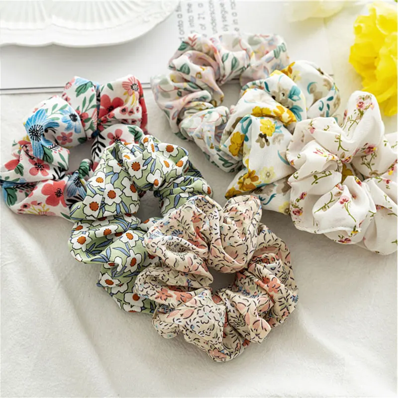 

Fashion Elastic Hair Bands Sweet Scrunchies Hair Ties Ponytail Holders Rubber Band Korean Candy Color Hair Rope Hair Accessories
