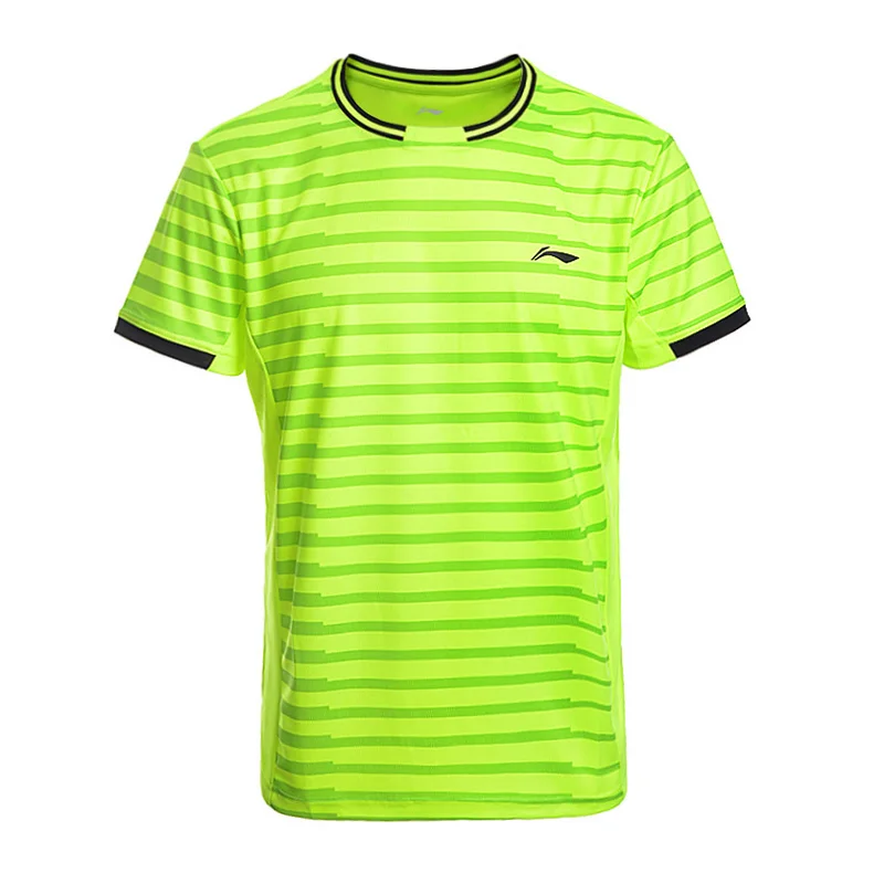 Мужские рубашки для бадминтона Li-Ning сухой дышащий крой Стандартный спортивные