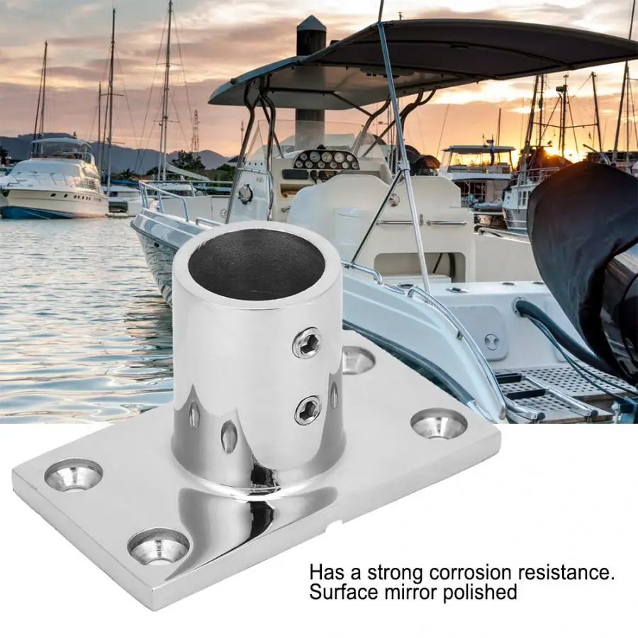 316 нержавеющая сталь Лодка рельс фитинг 90 градусов прямоугольная Морская ручной