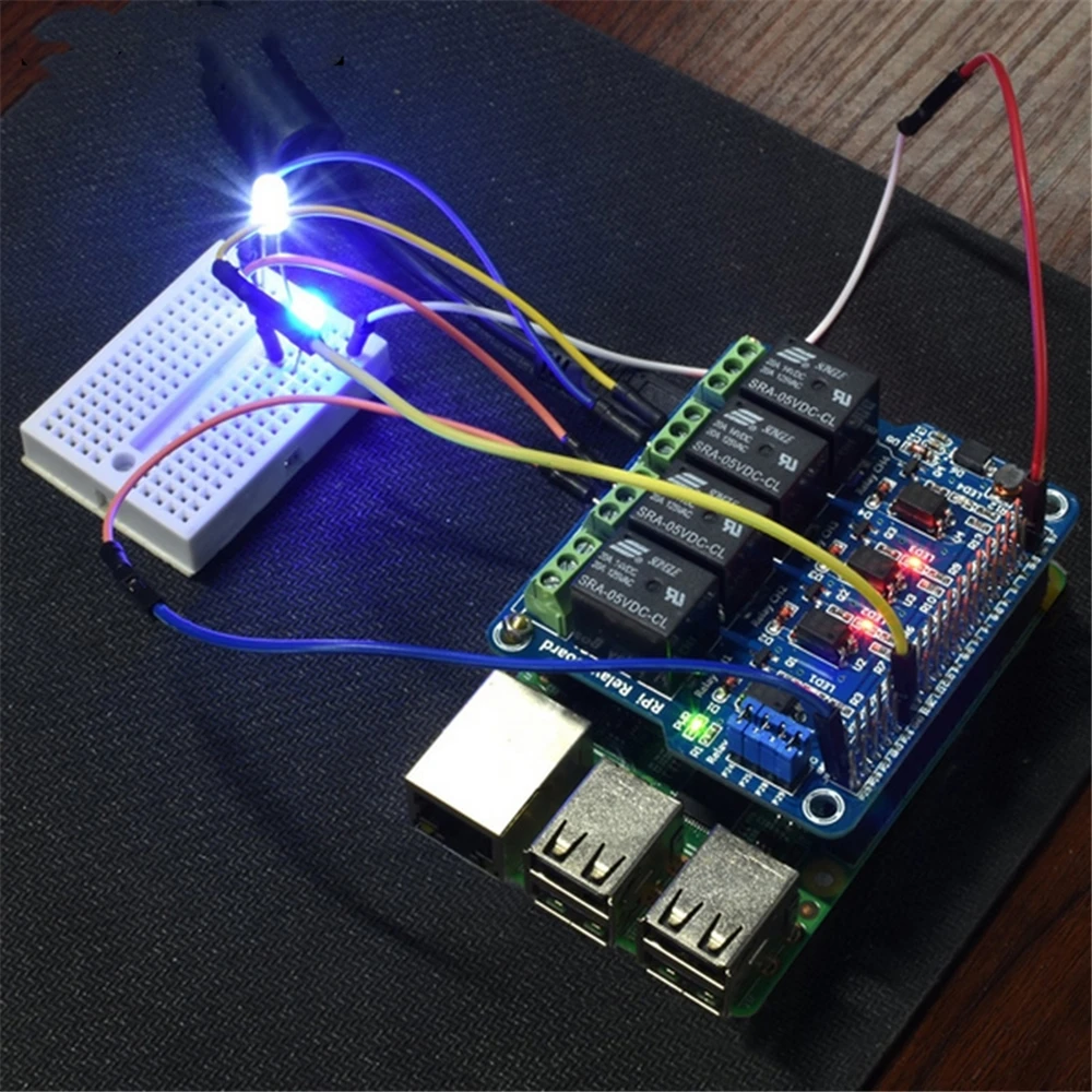 Raspberry Pi плата реле питания Модуль расширения щит поддерживает RPi A +/B +/2 B/3 B для