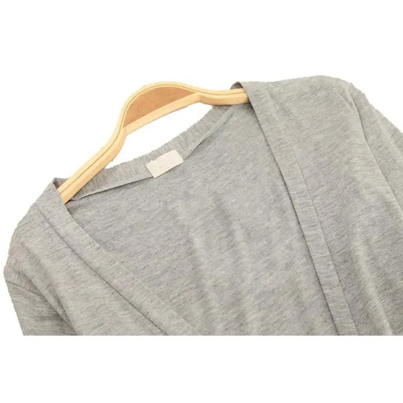 Макси кардиган Feminino до щиколотки свитер пальто для женщин длинный рукав