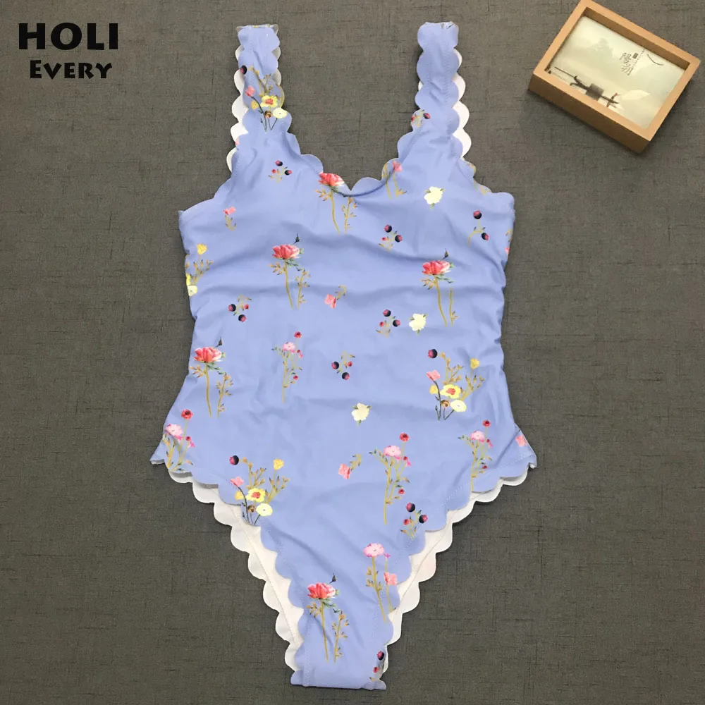 Желтый слитный купальник для женщин-подростков 2019 женский с цветочным рисунком