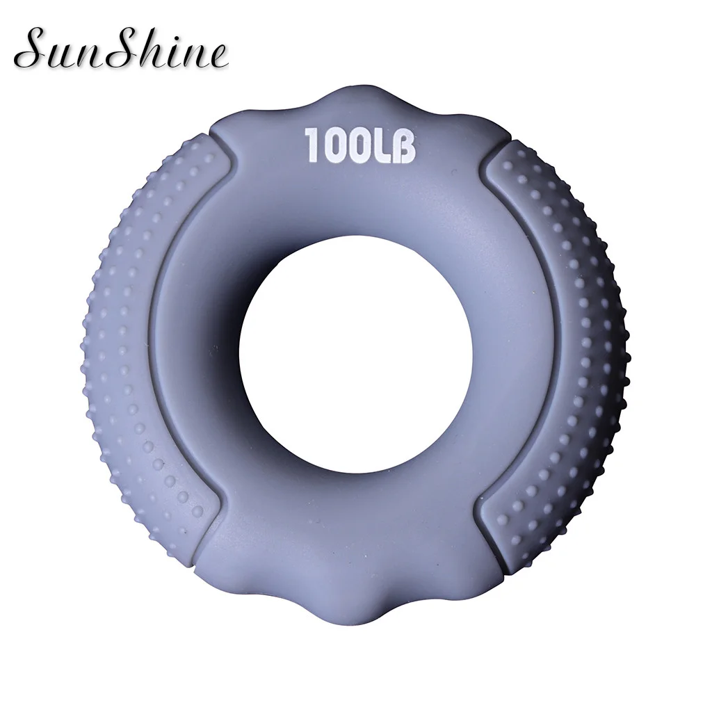 Сжимающее кольцо из силикагеля портативный ручной кистевой эспандер тренажер