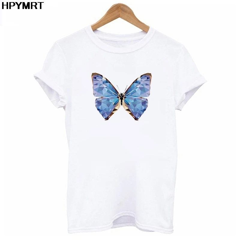 

Tshirt Women Clothes Lady Tees aesthetics butterfly Graphic Printing Cute 90s Style Fashion Tops Female T Shirt Women's T-Shirt