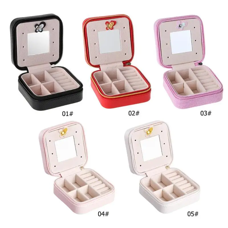 Чехол книжка из искусственной кожи для хранения ювелирных изделий|Упаковка и