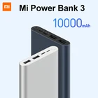 Xiaomi 3 Power Bank 10000 мАч USB Type C двухсторонняя 18W быстрое зарядное устройство Зарядка Xiaomi Mi Power Bank 3 Xiaomi Power Bank портативное зарядное устройство