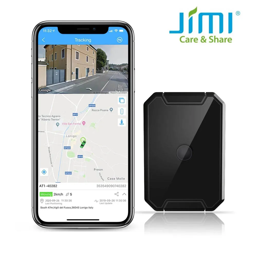 GPS-трекер Jimi AT1 с батареей 6000 мАч сильный магнит голосовой мониторинг через