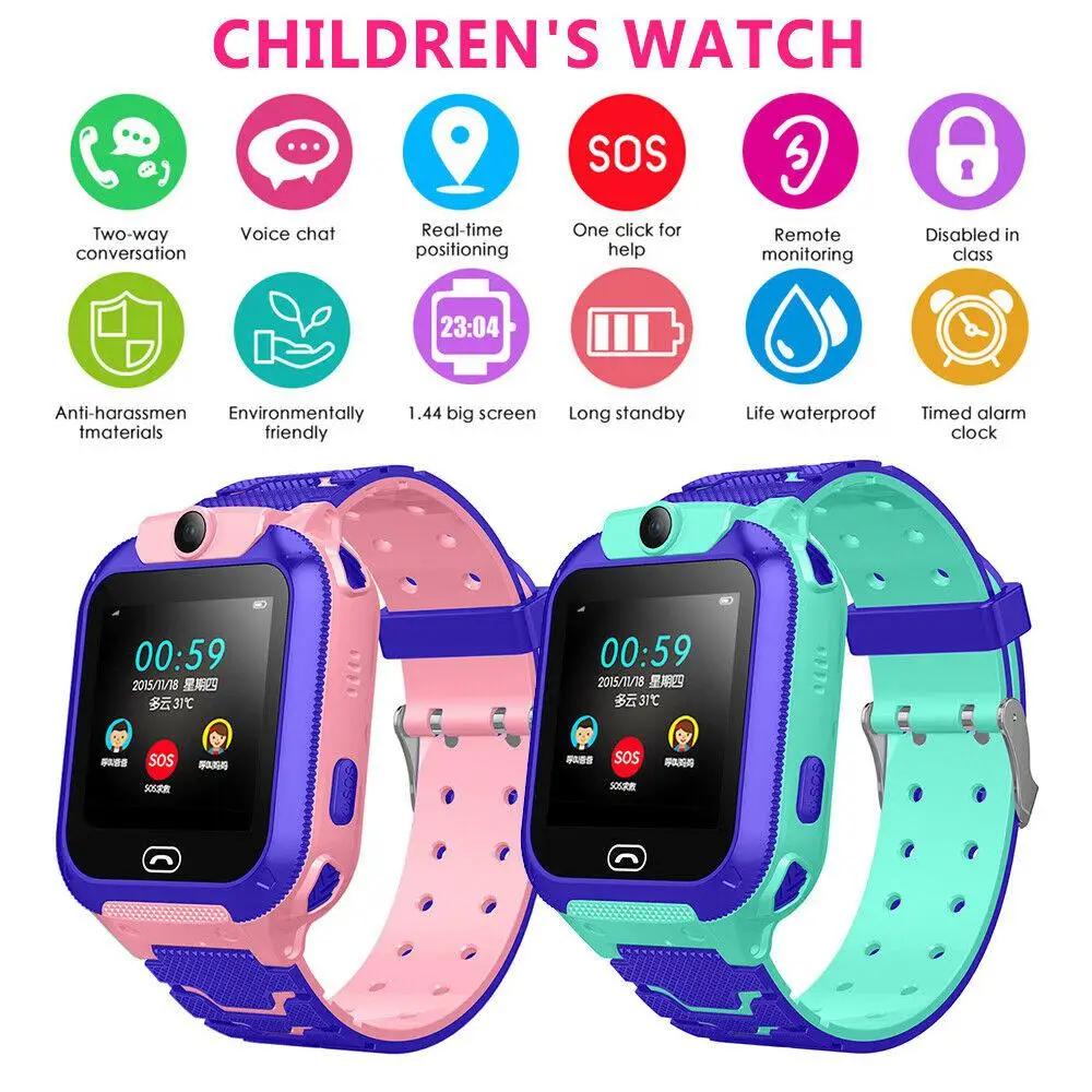 Studyset дети Смарт часы анти-потеря тревожный монитор Smartwatch