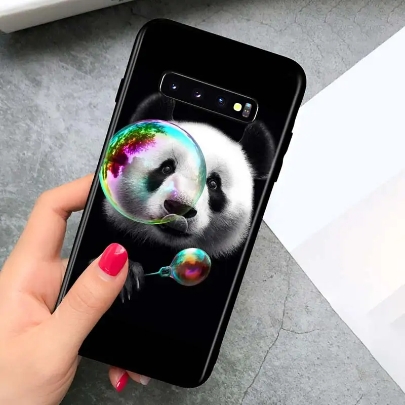 

Cute Panda for Samsung S20 FE Ultra Plus A91 A81 A71 A51 A41 A31 A21 A11 A12 A72 A52 A42 A32 A12 Phone Case