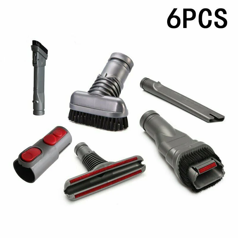 

High Quality New 6pcs/set Vacuum Cleaner Accessories For Dyson V6 To V7 V8 V10 Plastic Kit