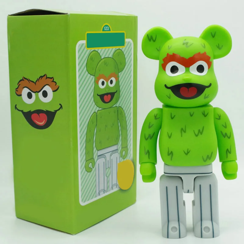 bear41 28 см Кукла Медведь виниловая модель игрушки кирпич 400% фигурка коллекция подарки уличное искусство статуи - Цвет: bear41