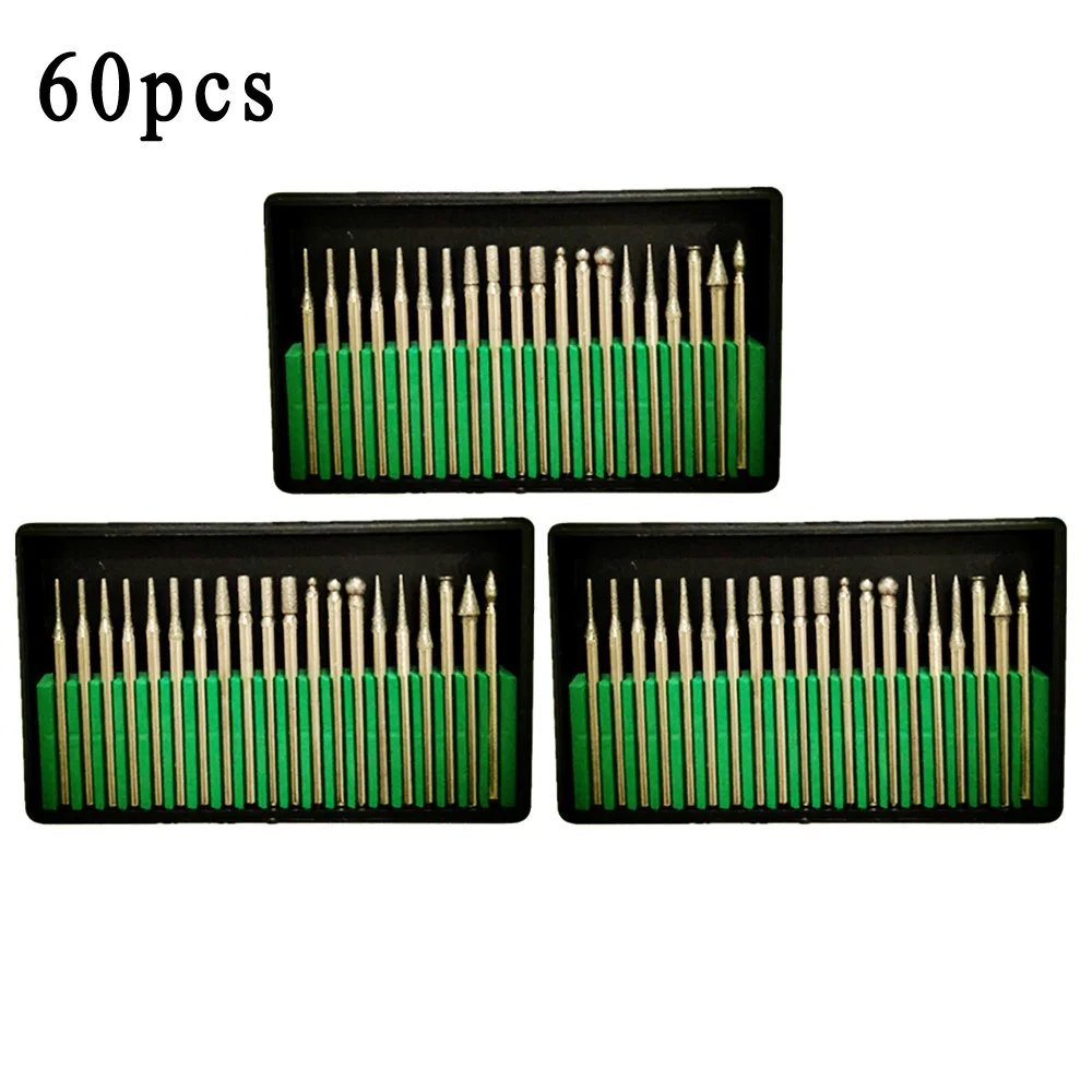 60 шт. алмазные сверла роторные многофункциональные аксессуары набор