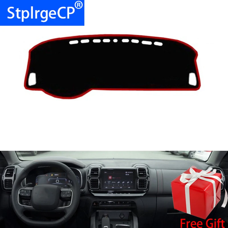 

For CITROEN C5 AIRCROSS 2017 2018 2019 Car Styling Dash Mat Dashmat Dashboard Sticker Cover Sun Shade Dash Board Cover Carpet