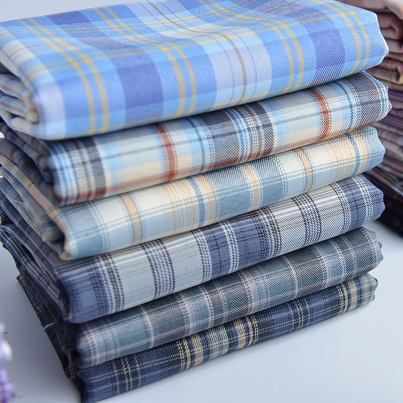 Высокое качество хлопчатобумажная ткань в клетку полоску для домашний текстиль