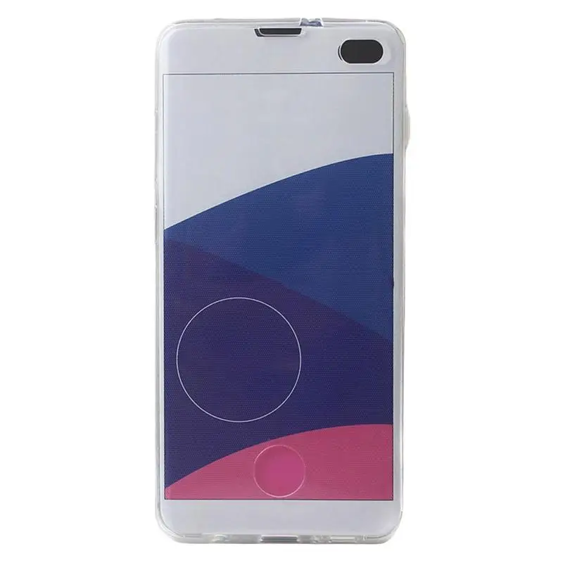 ТПУ чехол для телефона 360 двойной Мягкий силиконовый Samsung Galaxy S10 Plus S9 S8 S7 Edge S10e A10 A30
