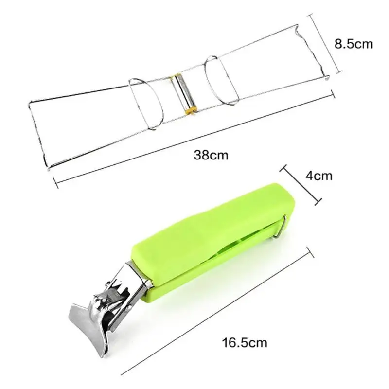 2 шт. складное блюдо из нержавеющей стали с зажимом анти обжигание складка