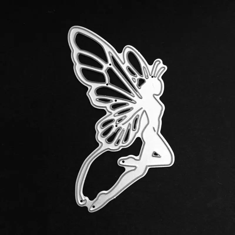 Прямая поставка Фея бабочек металлические Вырубные штампы искусственная