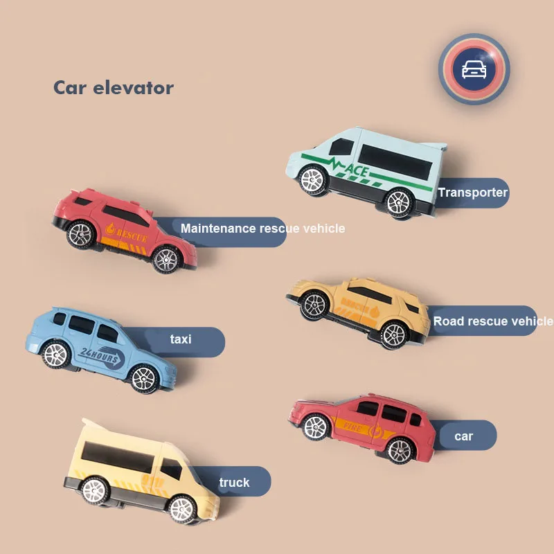 

Children's Ferris wheel Plastic Parking Car Adventure Track Toys Puzzle interesting intelligent car track parking lot toys