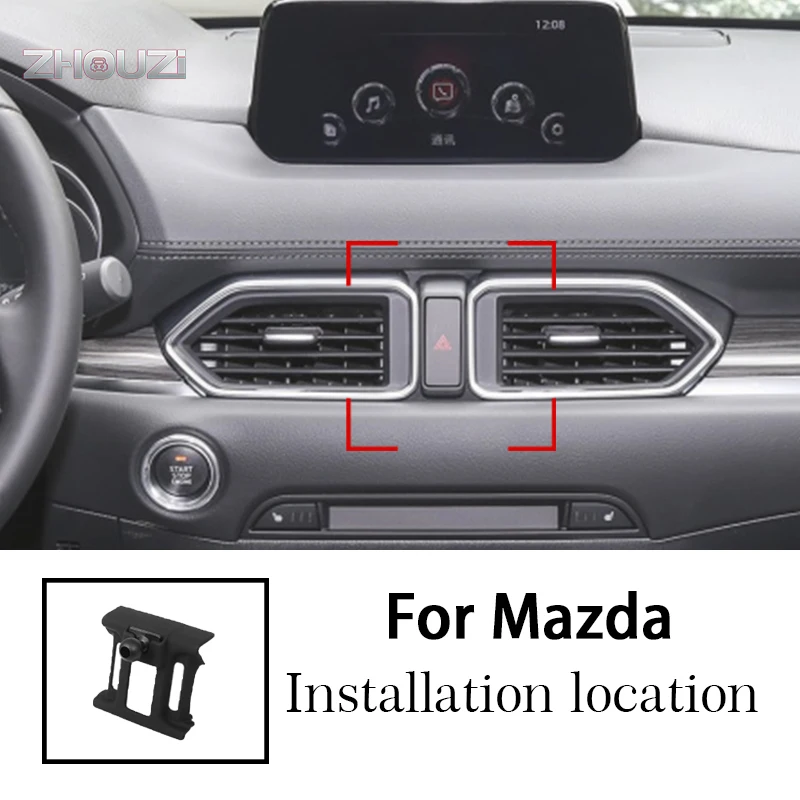 car wireless charger car mobile phone holder mounts stand bracket for mazda cx 5 cx 8 cx5 cx8 2017 2020 auto accessories free global shipping