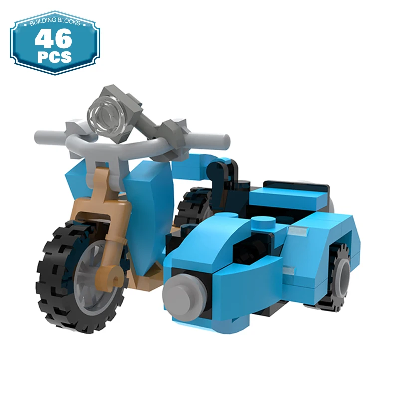 MOC Magic Movie Hagrided Mini Motorcycle Sets Building Block City Racing Off Road Moto Vehicle Technical Brick Toys for Children