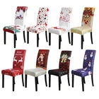 Рождественское украшение для столовой чехол для кресла спандекс de Chair 146 штук