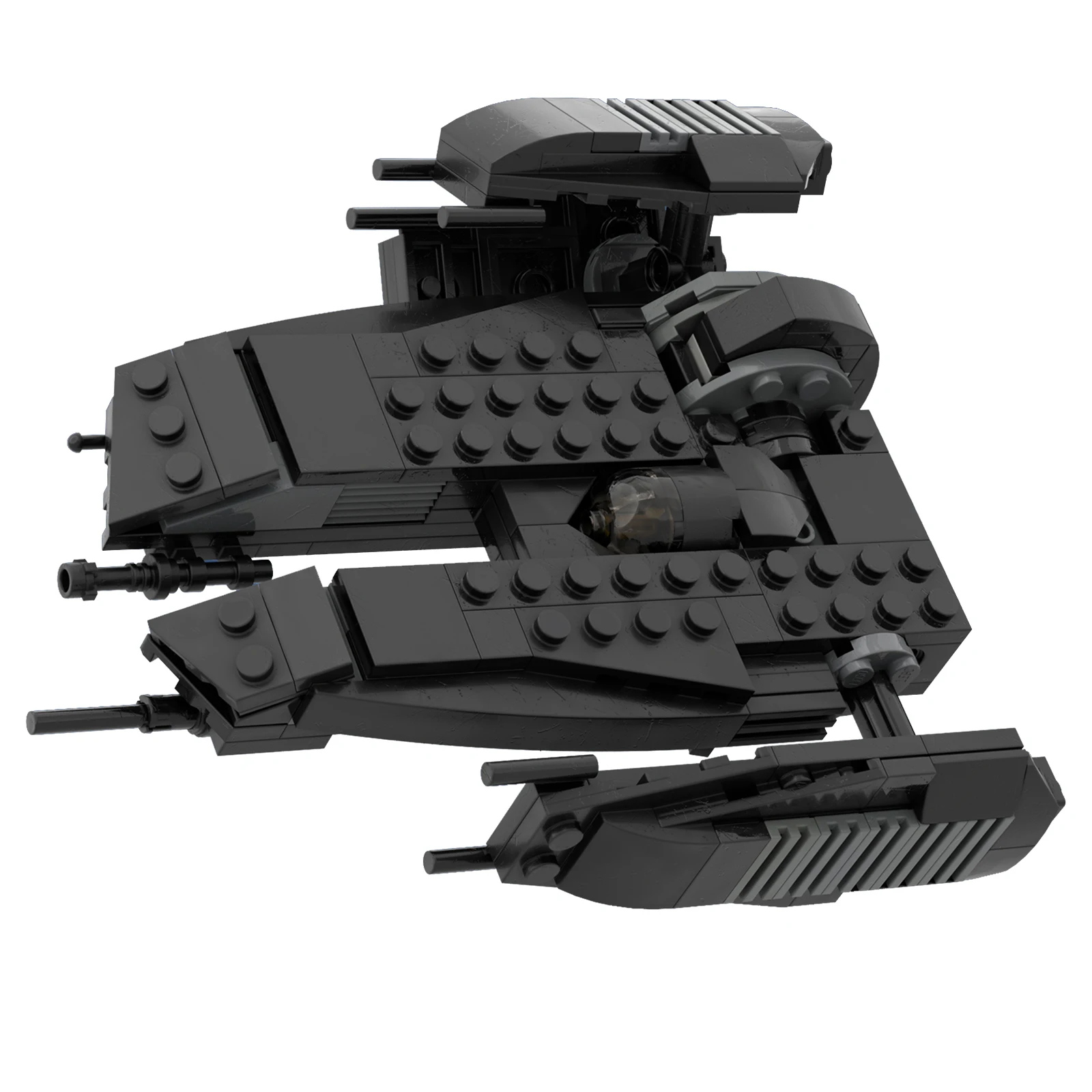 

242Pcs MOC-61909 Micro Rogue Shadow Space Wars Science Fiction Spacecraft Model Block Kit (Designed by ron_mcphatty)