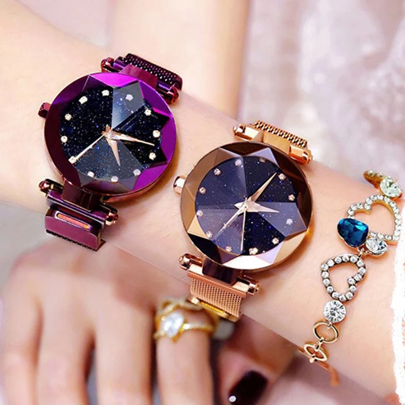 Часы женские аналоговые кварцевые со стразами люксовые спортивные наручные с