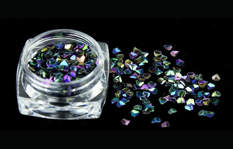 

3g/Box Nail Pentagon Paillette Manicure Shiny Nail Flake Mermaid Jade DIY Nail Glitter Diamond 3D Nail Sequins Colorful Accesory