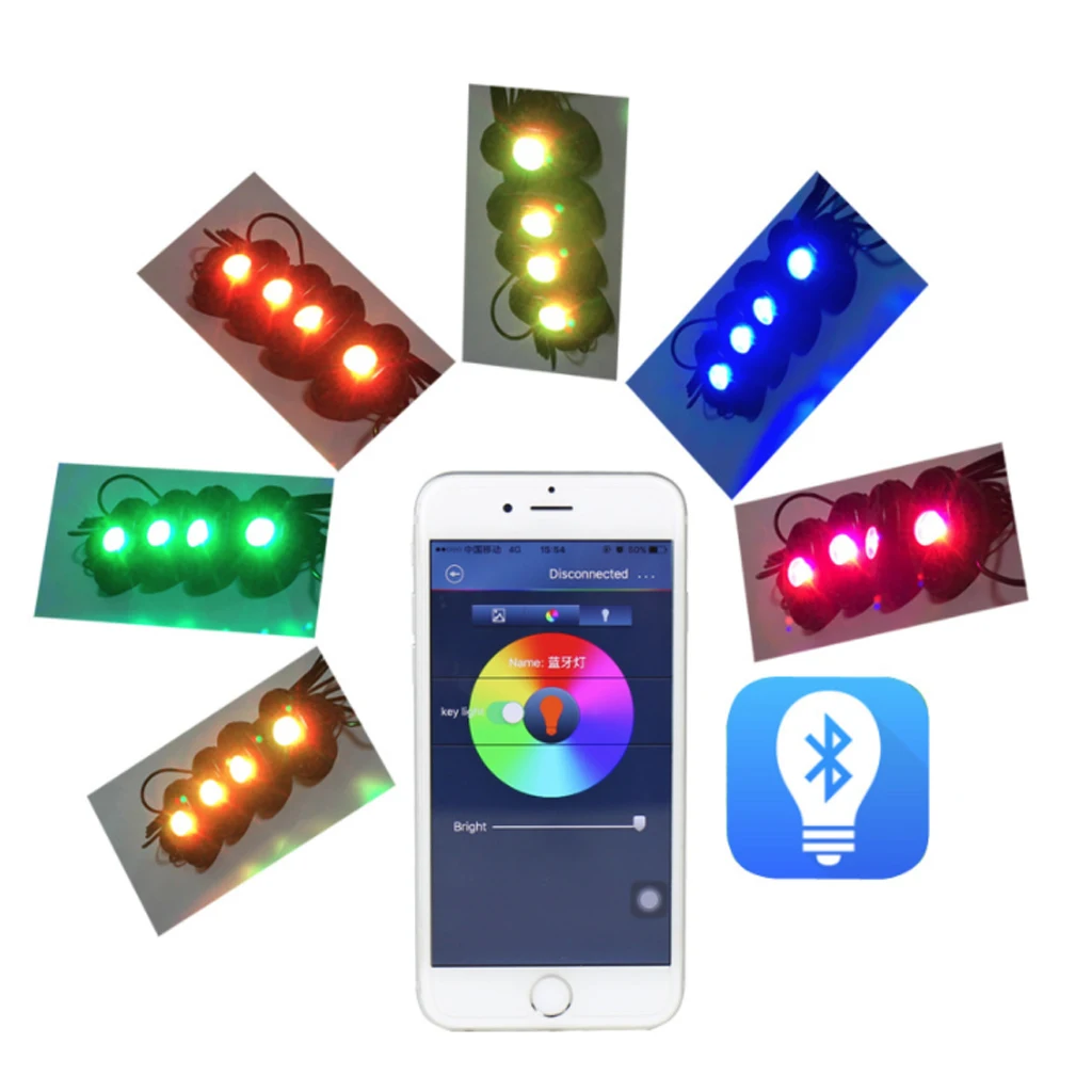 Автомобильная светодиодная RGB система нижнего корпуса неоновый комплект