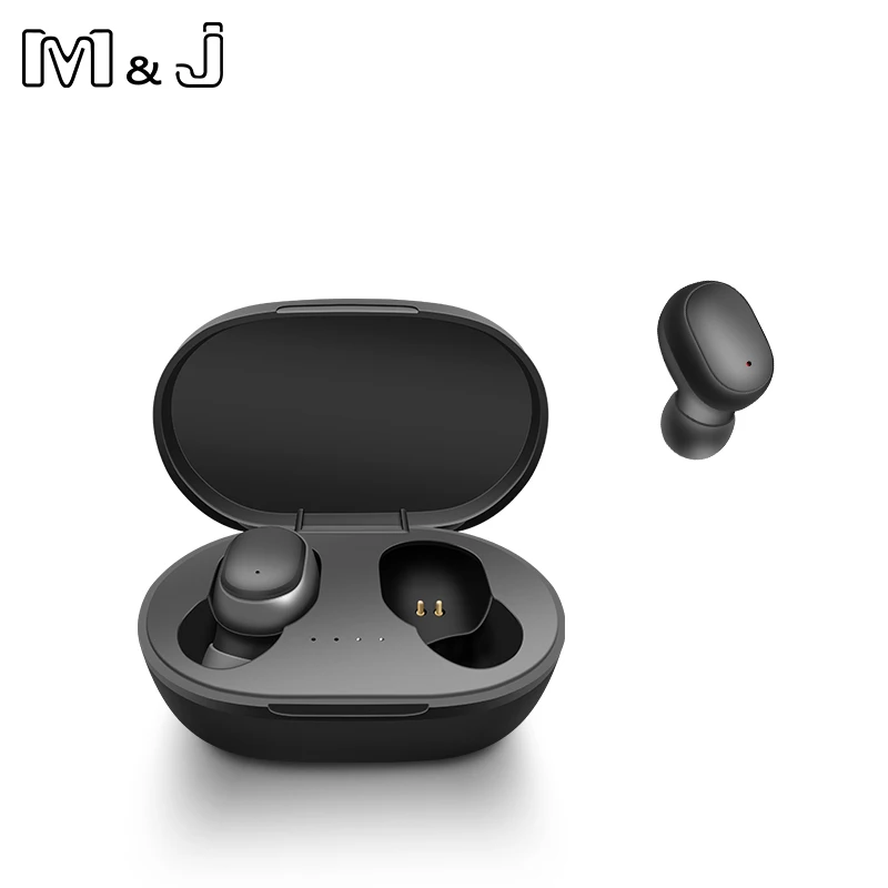 M & J наушники вкладыши TWS Bluetooth 5 0 настоящие Беспроводные с микрофоном громкой