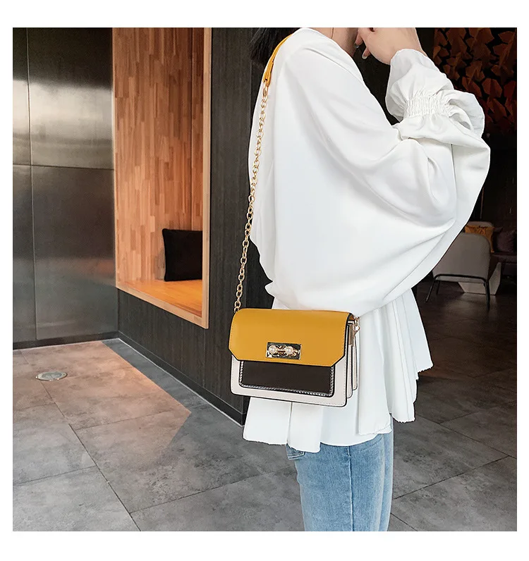 Кошелек клатч-сумка с клапаном на цепочке-ремень сумка-мессенджер кожаные сумки