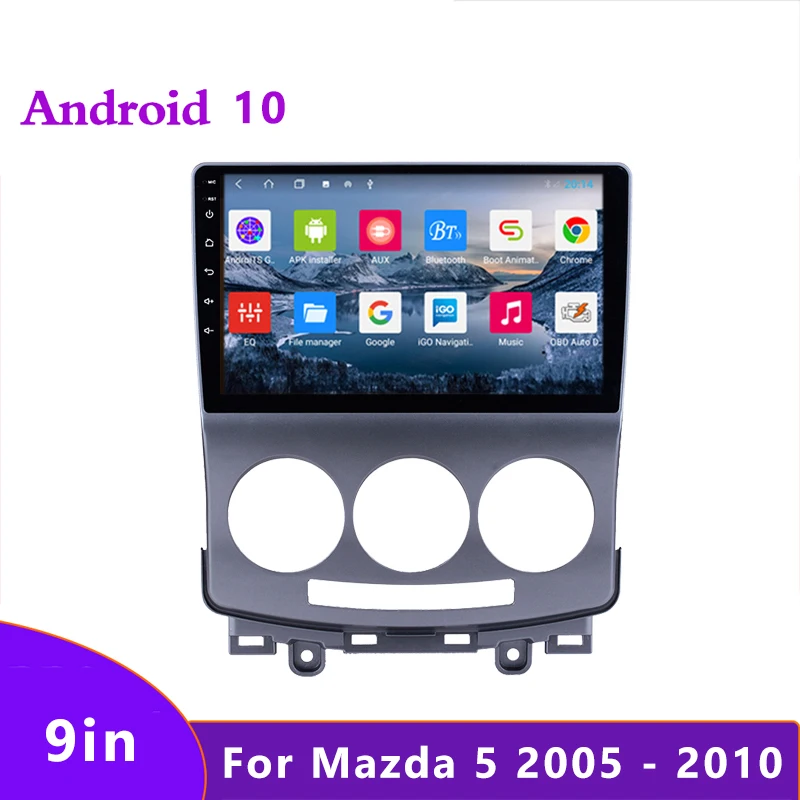 

Автомагнитола JOYINCAR для Mazda 5 2005-2010, Android 10, 2 + 32 ГБ, Wi-Fi