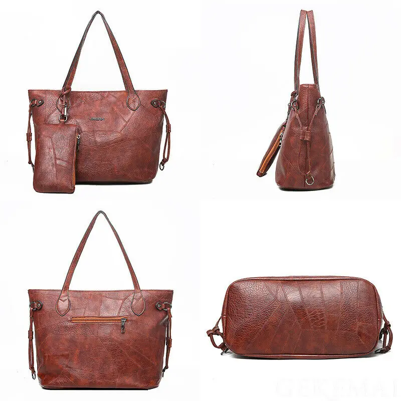 Женские кошельки и сумки Большая вместительная сумка тоут 2 комплекта