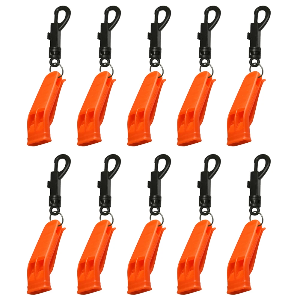 

1/5/10PCS Safety Whistle with Clip for Boating Camping Hiking Hunting Scuba Diving Outdoor Emergency Survival Rescue Signaling