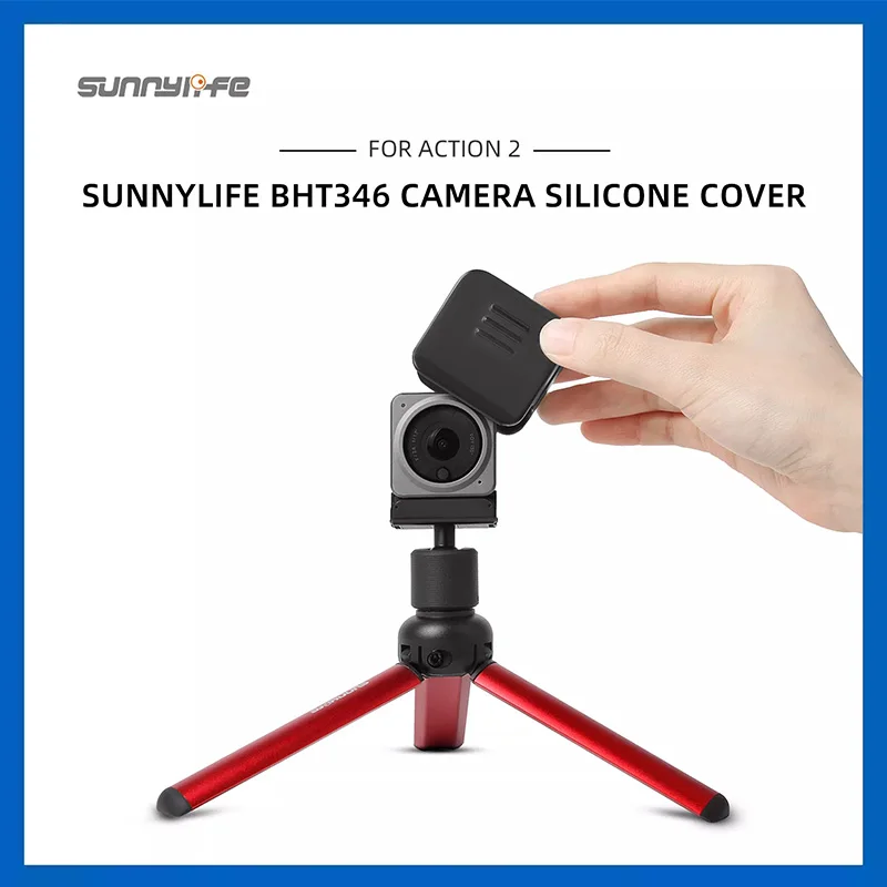 

Sunnylife Защитная силиконовая Крышка для объектива камеры с защитой от царапин аксессуары для DJI ACTION 2