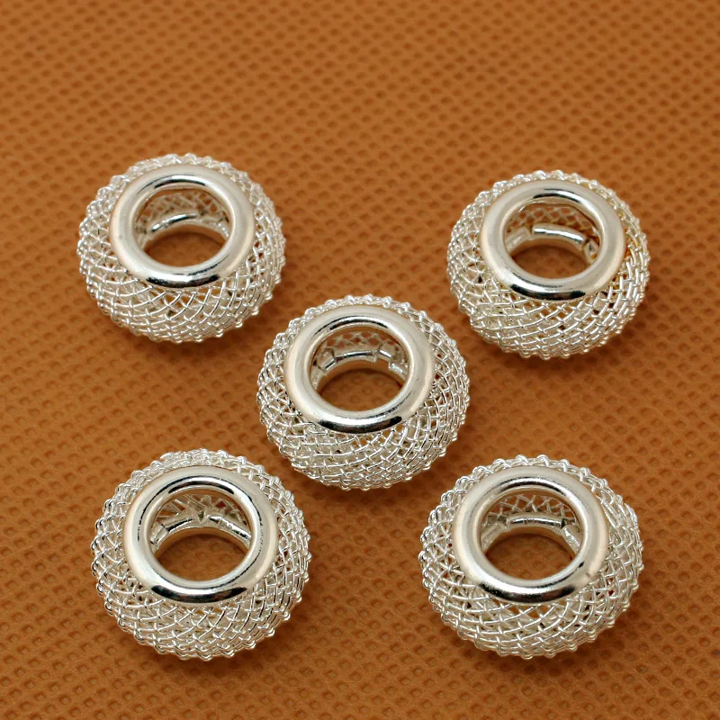 Сетка с большим отверстием 9x18 мм европейская ажурная металлическая россыпью для