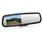 Монитор парковочного зеркала заднего вида, 4,3 дюйма, Автомобильный кронштейн и антивыпадение, монитор заднего вида для Honda CRV civic jade