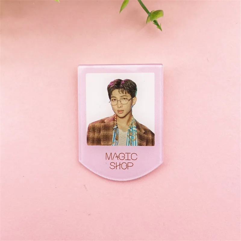 KPOP Bangtan мальчики держатель мобильного телефона Волшебный Магазин Броши Булавки JUNG KOOK JIMIN значки карта душа Persona FH189 - Окраска металла: RAP MONSTER