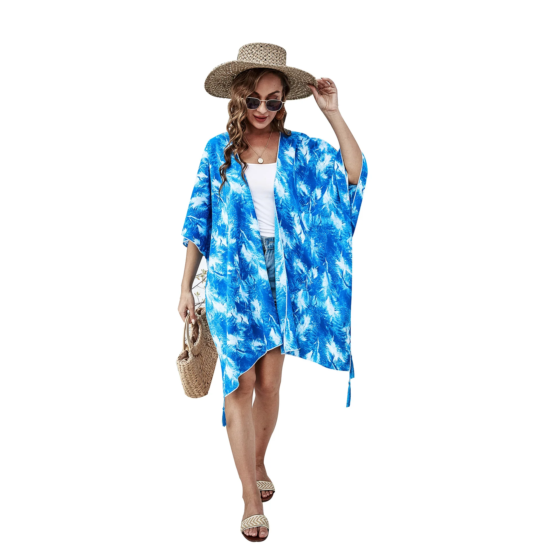 

ladies tops women top shirts for women beach style sun-proof cloting