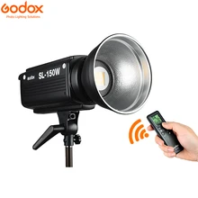 Светодиодный Godox SL-150W 150Ws белая версия 5600K непрерывный светодиодный студийный свет для видео лампы Bowens крепление+ пульт дистанционного управления